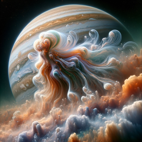 A-depiction-of-a-gaseous-alien-life-form-floating-in-the-atmosphere-of-Jupiter.-The-alien-is-composed-of-ethereal