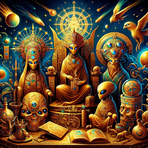 Draw-a-beautiful-image-of-alien-artifacts-inspired-by-the-intricate-and-spiritual-style-of-Eastern-Orthodox-Iconography.-The-artifacts-should-possess