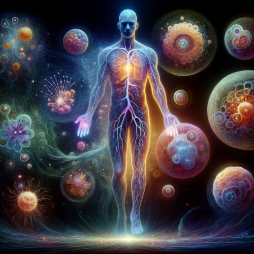 Imagine-a-detailed-and-ethereal-illustration-that-embodies-the-complex-and-mysterious-relationship-between-the-human-body-and-its-cellular-components