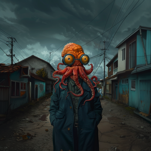 Zoidberg in the style of Wolfgang Grasse