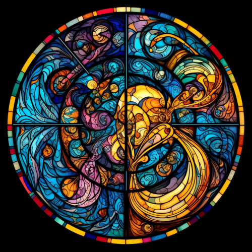 a beautiful image of cancer bioelectricity in the styl 