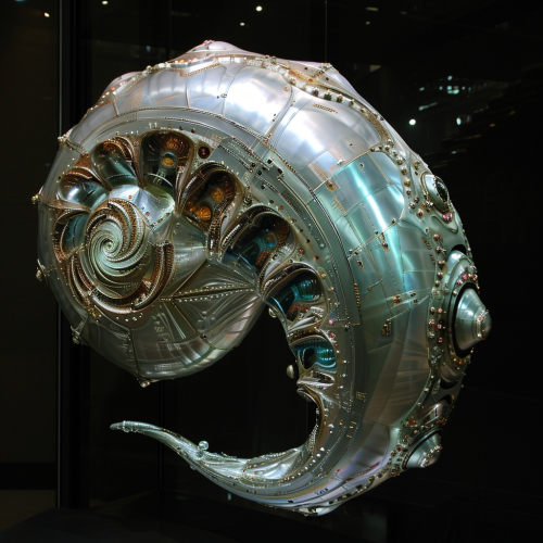 a spaceship in the form of a Naut