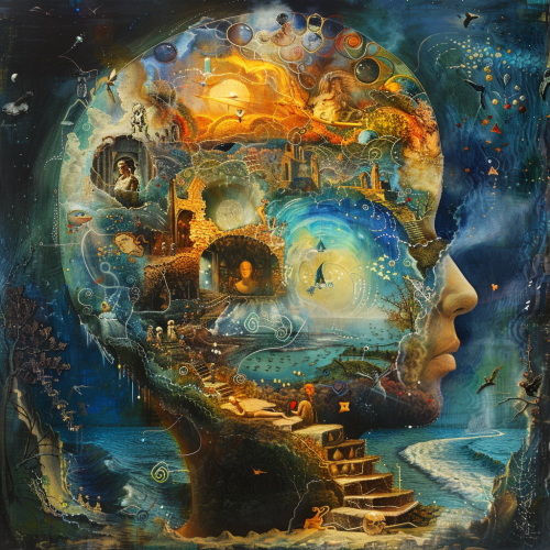 a symbolic beautiful representation of memories in 5-d 3