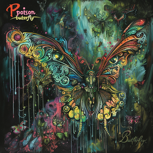 an album cover for an LP of a heavy metal band cal