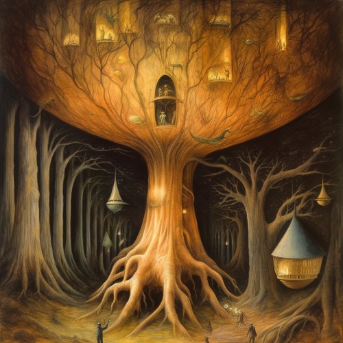 the tree of knowledge of good and evil growing on 